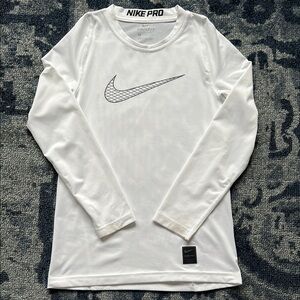 Kids Nike Dri-Fit Long Sleeve Athletic Shirt size Small